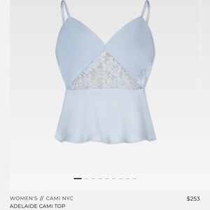 Cami NYC Light Blue Lace Cami Top